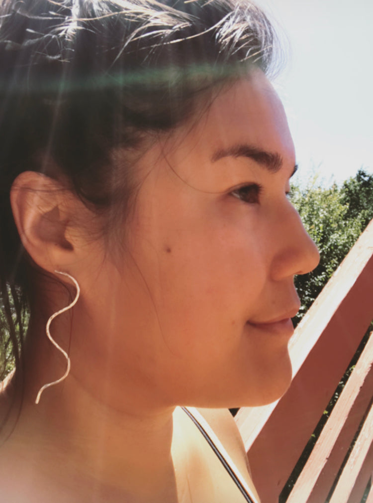 Squiggle Post Earrings