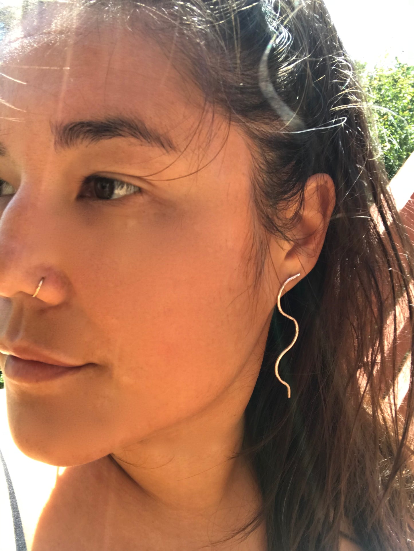 Squiggle Post Earrings