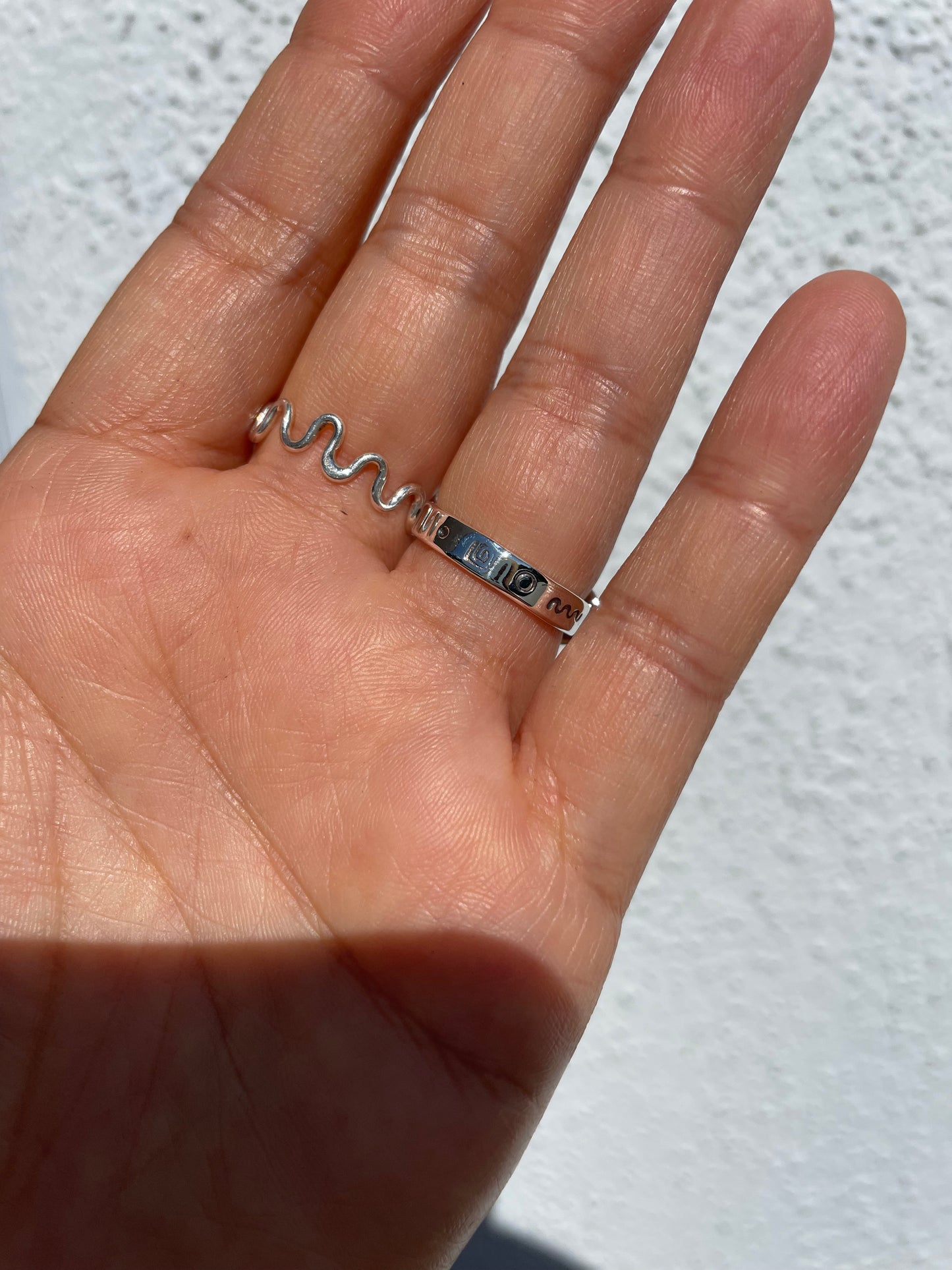 Daisy Ring- Classis 6 petal inlay Yin Yang