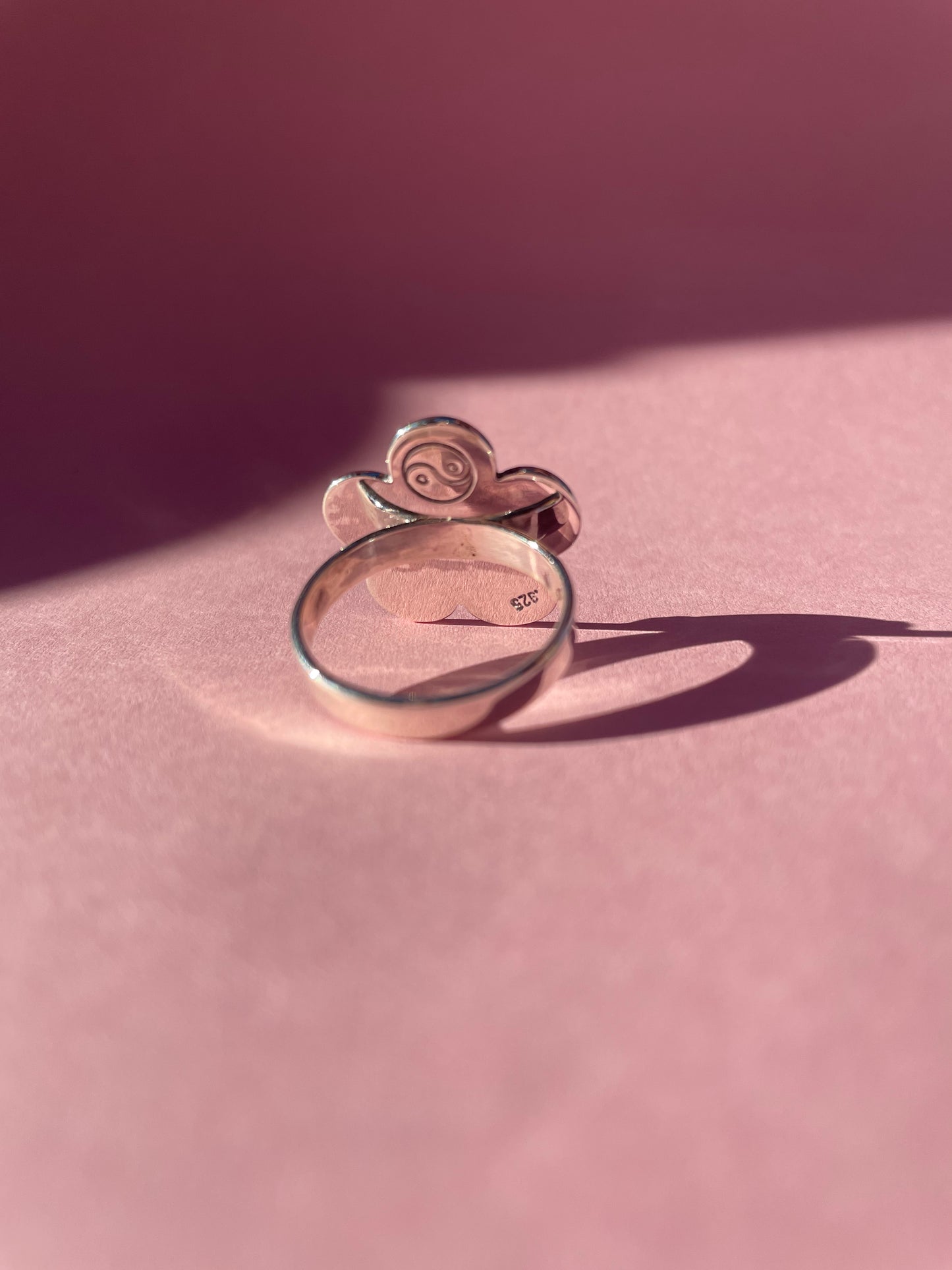 Daisy Ring- Classic 5 petal citrine